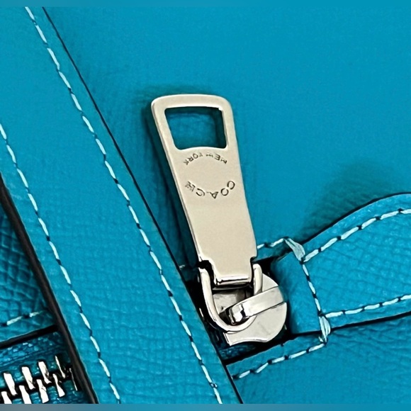COACH Turquoise Women's Tote Bag - Picture 6 of 14